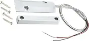 Garage Door Reed Switch OC-55 NC/NO Surface Mount Wired Door and Window Alarm, Ferromagnetic Door Switch, Contact Sensor for Home Security and Burglar Alarm Reed Switch Silver Grey, Set of 1