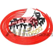 DRAGON FIRE Cut-to-Fit 8.5mm 500 Ohm/ft Spark Plug Wire Set White Ceramic Boots