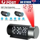 Digital LED Digital Smart Alarm Clock Temperature Time Projector LCD Display