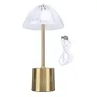 HG Portable Crystal LED Desk Lamp 3 Levels Brightness Touch Control Dimmable Bed