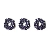 3x AFL Fremantle Dockers Scrunchie 10cm Ponytail Women/Girls Hair Tie Accessory