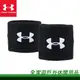 【全家遊戶外】㊣ Under Armour 美國 男子UA 3英吋Performance腕帶 黑色 1276991-001/運動 防汗帶 排汗