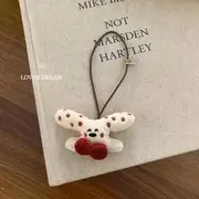 Animal Plush Bag Charm (Various Designs) Khaki - One Size