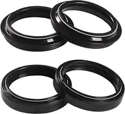 43x55x9.5/10.5 Front Fork Oil Seal & Dust Cover For TT600 S TT600E TT600K TT600W XT600X YZF R6 MT-03 MT03 660 1989-2014(2pcs oil 2pcs dust)