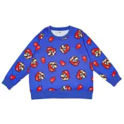 USJ Super Nintendo World Mario Long Sleeves Sweatshirt Pullover Kids 110 New