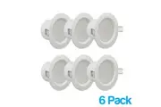 Clipsal 7W Tri-Colour Dimmable LED Downlight Kit 90mm Cutout 6 Pack | TPDL1C3B6