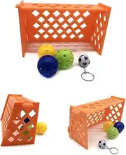 minkissy Bird Soccer Toys Football for Birds Training Football Interactive Toys Set