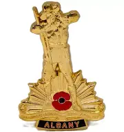 ANZAC DAY WW1 100TH ANNIVERSARY ALBANY *LIMITED EDITION* BADGE MEDAL - NUMBERED