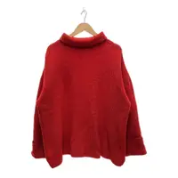 在飛比找蝦皮購物優惠-EDWIN ina毛衣 針織上衣羊毛 素色 厚的 紅色 日本