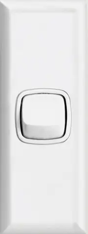 HPM Excel 1 Gang Architrave Light Switch