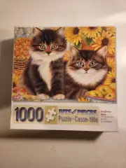 Bits and Pieces 1000 Piece Puzzle Sunflower Duet #49834 * BRAND NEW *