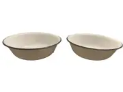 Corelle Vitrell Blue Rim Cereal/soup Bowl 18 oz- set of 2 Ocean Blues