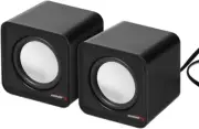 AC870 6W USB Cube Portable Bookshelf Speakers Pc/Laptop/Tablet (Black)