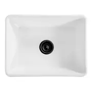 Baiachi 605X455X255mm Butler Farmhouse Fireclay Kitchen Laundry Sink Matte Black Waste