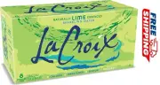 Lacroix Sparkling Water, Lime, 12 Fl Oz (Pack of 8)