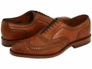 Allen Edmonds McAllister Men's Oxford Dress Shoes Leather Wing Tip Made in USA