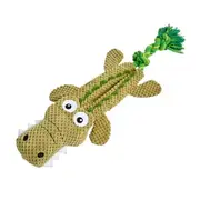 Mix Or Match 30 Rope Tail Gator Dog Toy Green 51cm