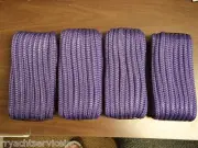 DOUBLE BRAID DOCK LINE 3/8" X 15FT PURPLE 50-39981 4 PACK 15" EYE SPLICE BOAT