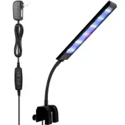 Fish Tank Clip on Light, RGB Clamp Aquarium Light Fish and Plant Aquarium Lig...