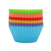 Muffin Silicone Cupcake Case Round Cup Cake DIY Bake Mold Baking Mould - 20x