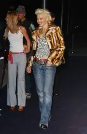 No Doubt singer Gwen Stefani at the Maserati Kicks Off Golden Glob- Old Photo