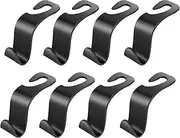 VTECHOLOGY Car Seat Headrest Hooks 8 Pack Backseat Headrest Hangers Storage for Bags, Purses, Grocery Bags, Coats and Clothes