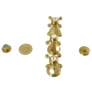 Kingston Brass KB32.BX Metropolitan 1.5 GPM Widespread Bidet - Brass
