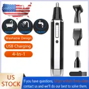 Men's Facial Hair Trimmer USB Rechargeable for Ear Nose Beard Eyebrow
