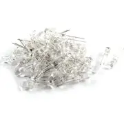 LED Bright Light Lamp Emitting Diode, 70 Piece, DC 3V-6V, 5 mm, White P4M57079