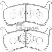 Ultima Brake Pads - DB1108K