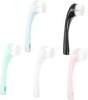 OATIPHO 5Pcs Soft Facial Cleansing Brushes Gentle Pore Scrubbers for Face Cleaning Compact Design for and Travel for Daily Skincare Routine