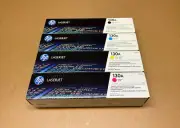 4 x GENUINE HP 130A / CF350A CF351A CF352A CF353A SET - For HP M176 MFP M177