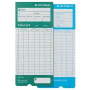 OFFNOVA Thermal Time Cards Double-Sided Monthly Time Cards for IN/OUT Time Cl...