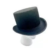 Wool Felt Top Hat Black Stage Theatre Recital Costume Cosplay Lot 10 Adult Large