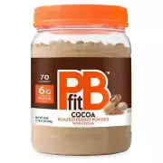 PBfit All-Natural Chocolate Peanut Butter Powder from Peanuts & Cocoa 30 oz.