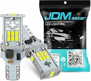 JDM ASTAR Super Bright Error Free 360-Degree Shine 921 912 GX-3020 Chipsets White LED Bulbs For Backup Reverse Lights