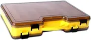 Aymzbd Fishing Box Organizer of Multi Fishing Equipment Compartments Lucker for Containers for The Gift Enthusiasm of, Yellow