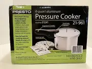 Presto 4-Quart Aluminum Pressure Cooker 01241