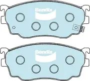 Bendix General CT Front Brake Pad Set for Mazda 626 GF 2.0L FS Petrol 1998-2002 (for: Mazda)