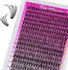 Lash Clusters Wispy 320PCS Eyelash Clusters 30D Lashes Clusters 9-16mm Cluste...