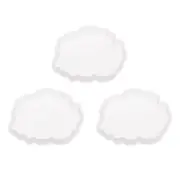 3Pcs Coaster Mold for Epoxy Resin 4.33"x3.94"x0.51" Silicone Geode Casting Tray