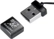 Cotchear Mini Super Speed Micro SD/SDXC TF USB 2.0 Card Reader Adapter Black