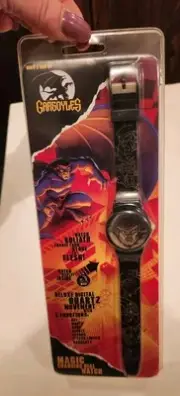 VINTAGE DISNEY GARGOYLES Watch Magic Changing Dial Set MIB Unused Goliath