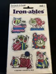 NEW Vintage 80’s Mark 1 Scratch & Sniff IRON-ABLES Sheet - CATS -