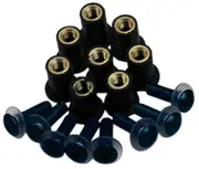 Oxford Screen Shield Replacement Screws, black One Size