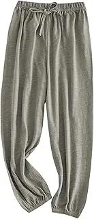 [Generic] Girls Yoga Pants with Pockets Soild Elastic Basic Long Pants Casual Joggers Sports Dance Pants Girls Linen Pants