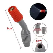 Adjustable Spray Nozzle Watering Sprayer Garden Irrigation System Sprayer Nozzle Part Replacement For Sprayer Lance Misting Head orange
