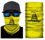 Neck Gaiter Face Mask Fishing Sun Headwear Protection Don't Tread On Me Snake