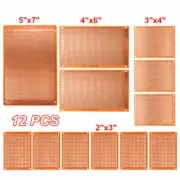 Prototyping Board PCB Printed Circuit Prototype Breadboard Stripboard 12x DIY