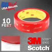 Genuine 3M VHB #4905 Clear Double-Sided Tape Mounting Automotive Car 25mmx10FT
